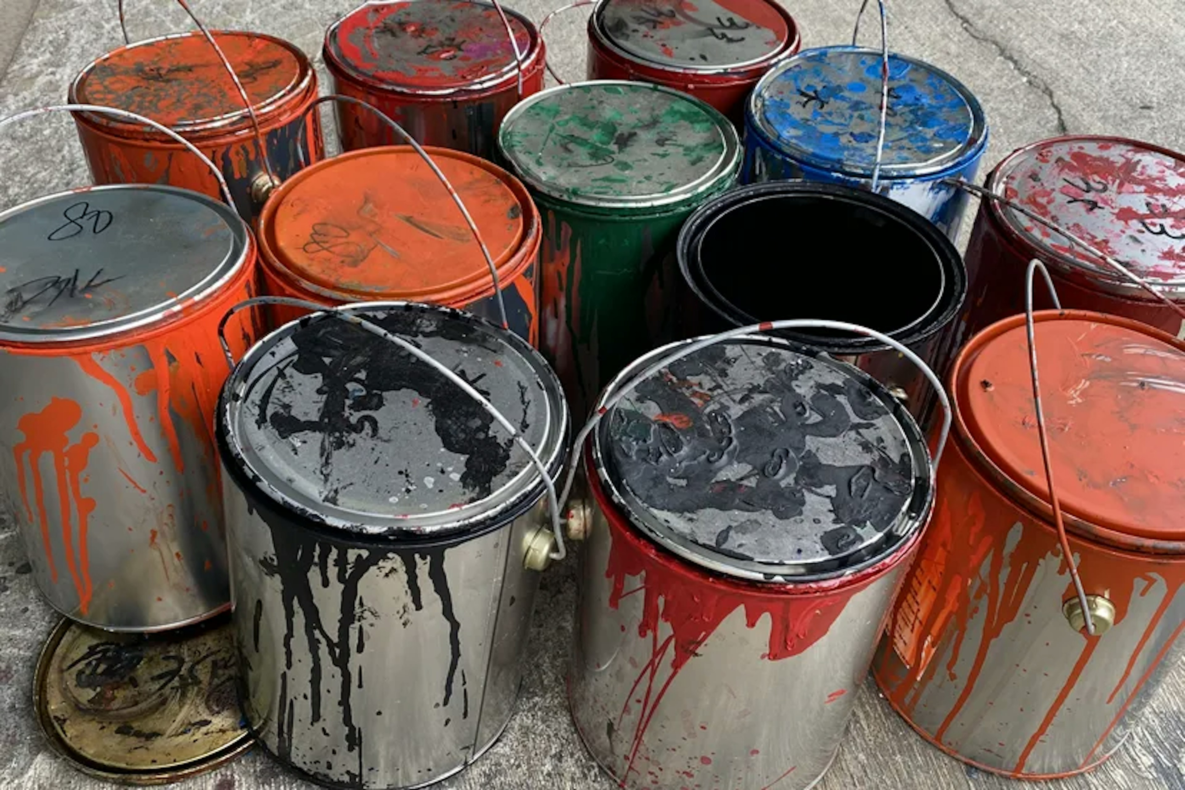 Waste paint recycling and disposal