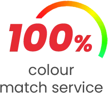 100% colour match service